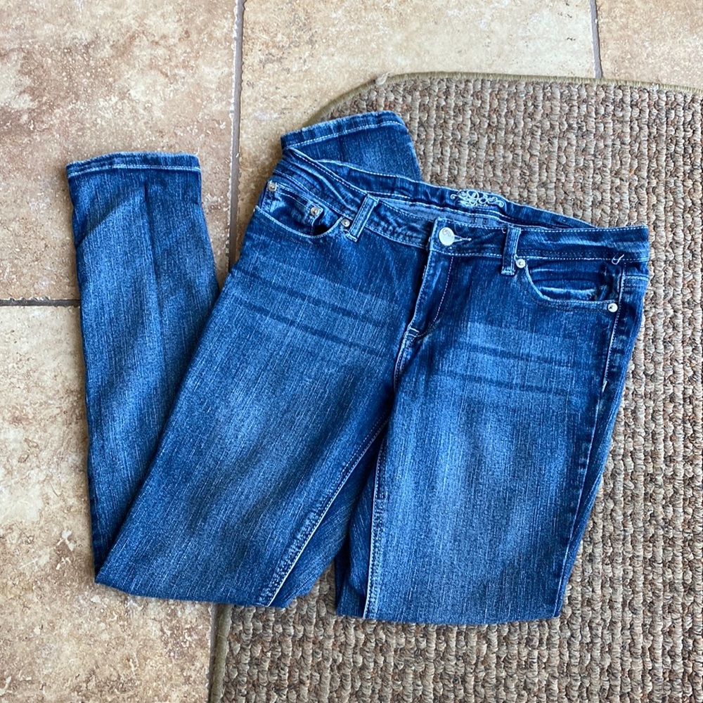 D Denim Dark Wash Skinny Jeans, Juniors Size 7